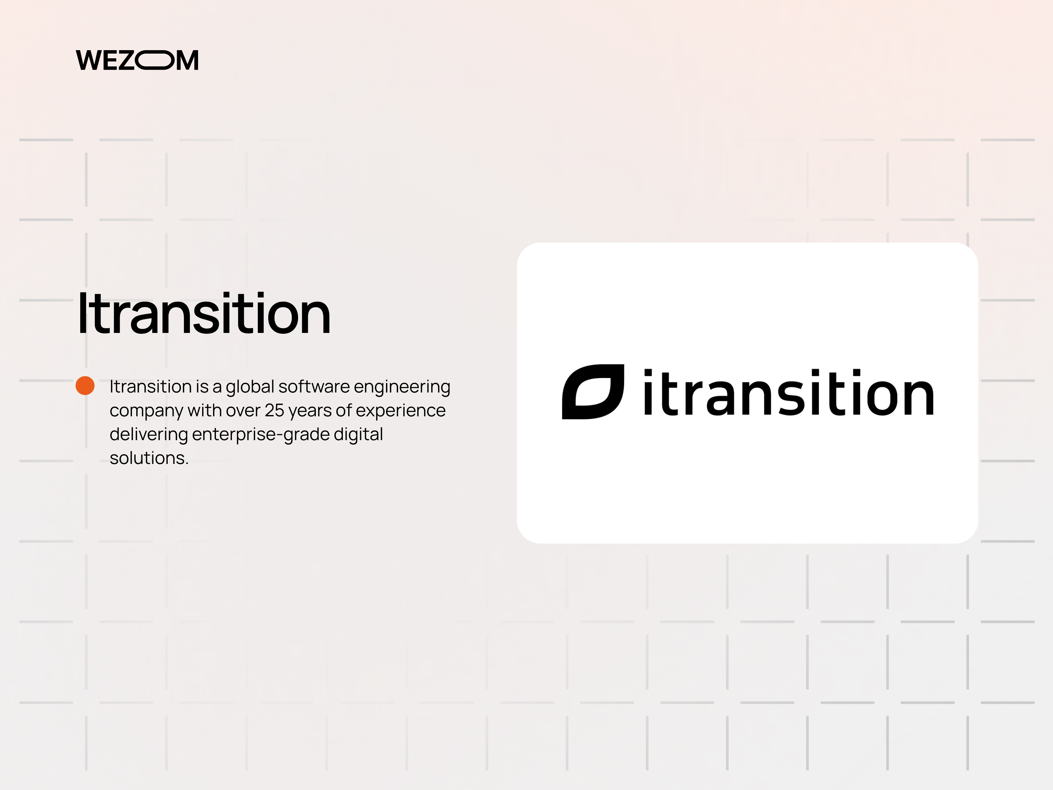 Itransition recognized as a logistics software development company providing enterprise digital solutions